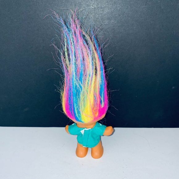 Russ Lucky Lottery Troll Doll With Rainbow Hair Pretend Play Toy Figure - Picture 3 of 3